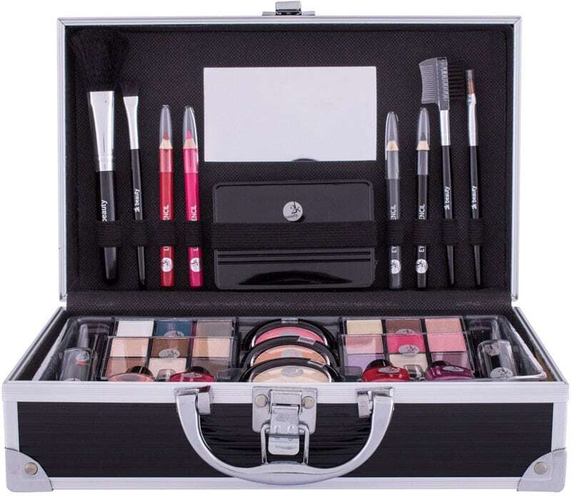 2k Fabulous Beauty Train Case Black Makeup Palette 66,9gr