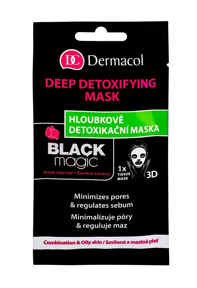 Dermacol Black Magic Face Mask 1pc (Oily - Mixed - For All Ages)