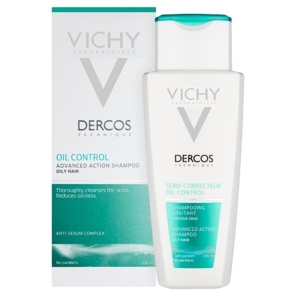 Vichy Dercos Technique Oil Control Shampoo 200ml (Oily Hair)