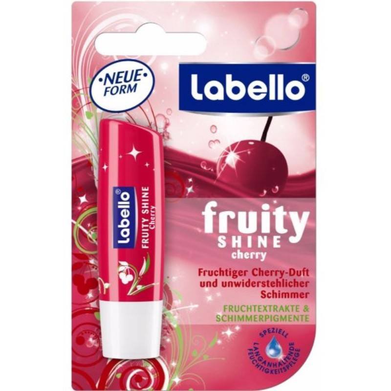 Labello Cherry Shine Lip Balm 5,5ml (For All Ages)