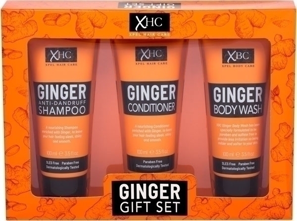 Xpel Ginger Shampoo 100ml - Set Combo Shampoo 100 Ml + Conditioner 100 Ml + Shower Gel 100 Ml (Dandruff)