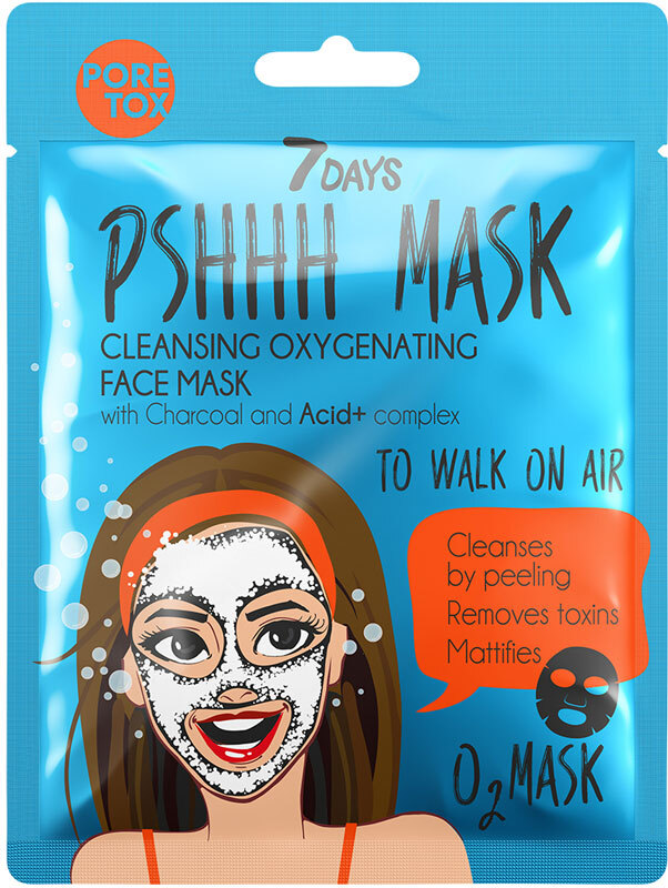 7Days Pshhh Mask Cleansing Oxygen Face Mask To Walk On Air 25gr