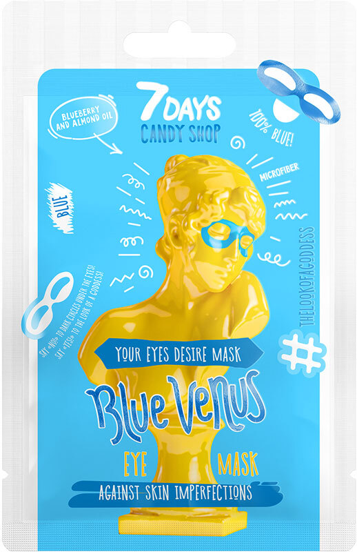 7Days Candy Shop Eye Mask Blue Venus Blueberry And Almond Oil 10gr