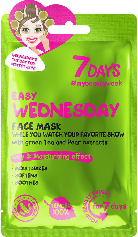 7Days Face Mask Easy Wednesday While You Watch Your Favorite Show 28gr