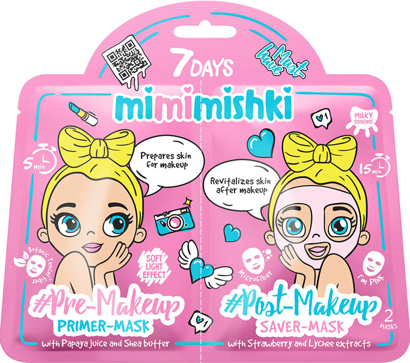 7Days Mimimishki Primer Mask Pre-Makeup 25gr/25gr (Pink)