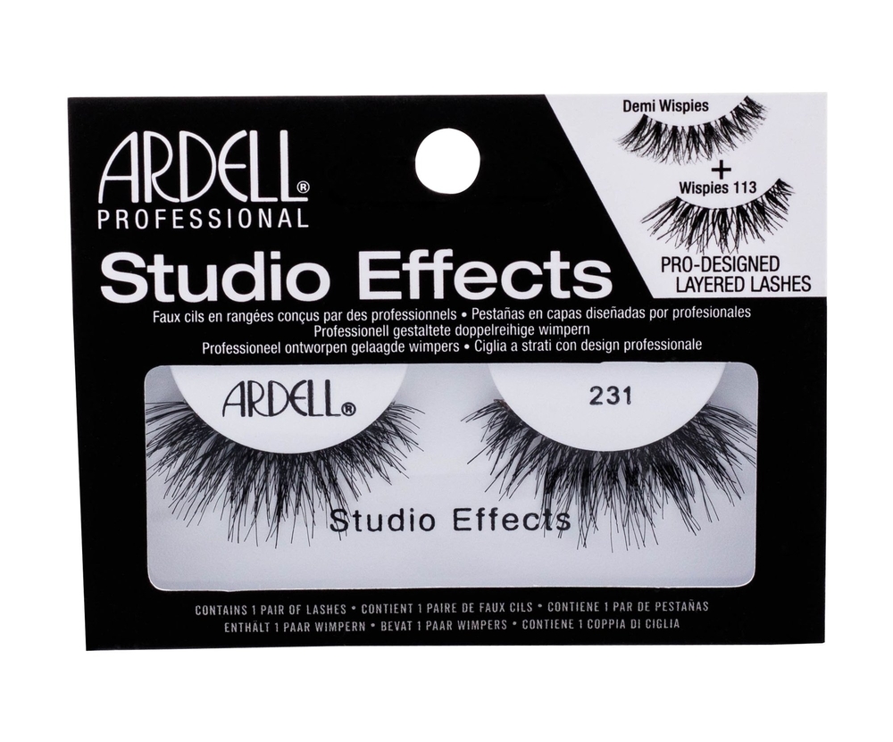 Ardell Studio Effects 231 Wispies False Eyelashes 1pc Black
