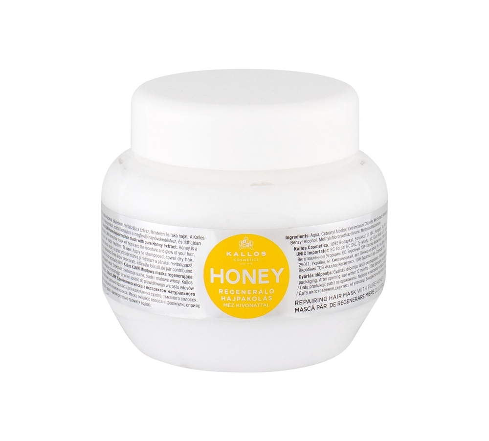 Kallos Cosmetics Honey Hair Mask 275ml (Damaged Hair - Dry Hair - All Hair Types)