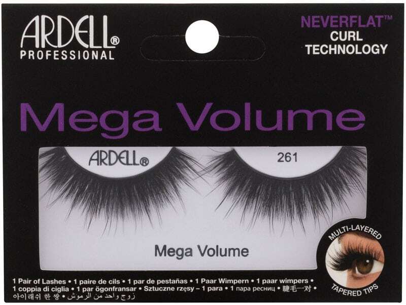 Ardell Mega Volume 261 False Eyelashes Black 1pc