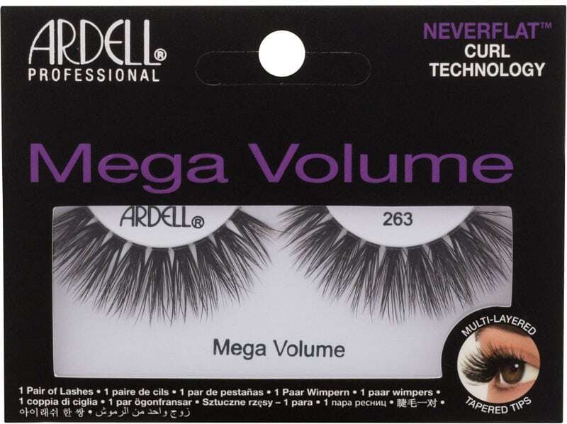 Ardell Mega Volume 263 False Eyelashes Black 1pc