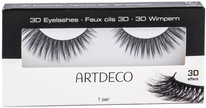 Artdeco 3D Eyelashes False Eyelashes 90 Lash Goddess 1pc