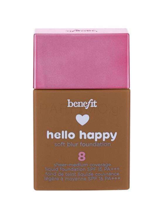 Benefit Hello Happy SPF15 Makeup 08 Tan warm 30ml