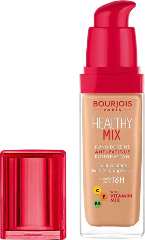 Bourjois Paris Healthy Mix Anti-Fatigue Foundation Makeup 55,5 Honey 30ml
