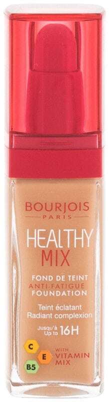 Bourjois Paris Healthy Mix Anti-Fatigue Foundation Makeup 56,5 Maple 30ml