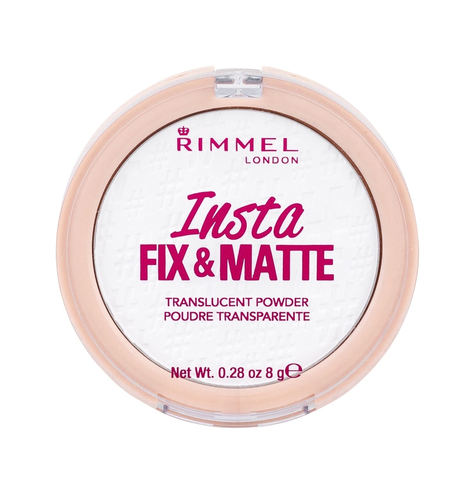 Rimmel London Insta Fix & Matte Powder 8gr 001 Translucent