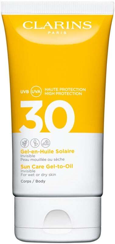 Clarins Sun Care Gel-to-Oil SPF30 Sun Body Lotion 150ml (Waterproof)