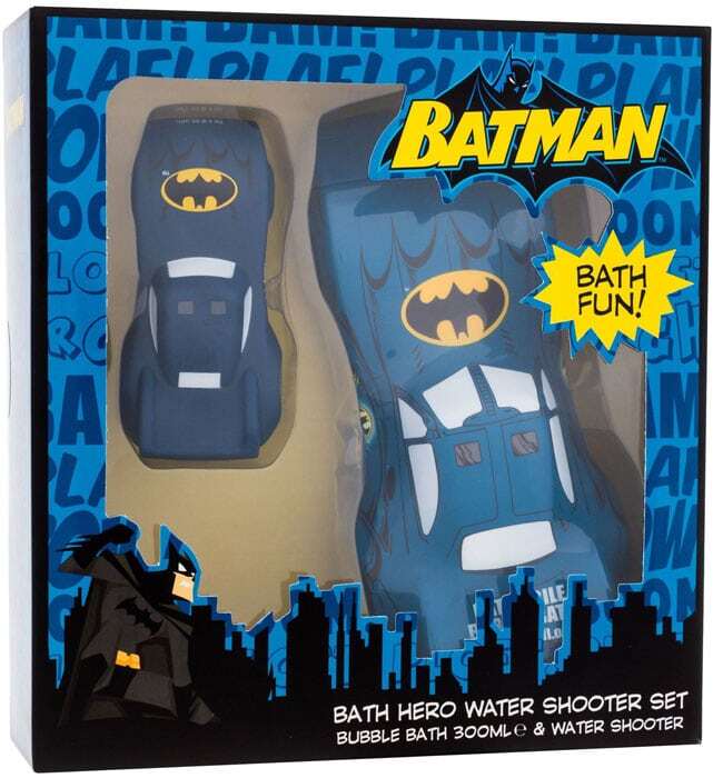 Dc Comics Batman Bath Hero Water Shooter Set Bath Foam 300ml Combo: Bubble Bath 300 Ml + Water Gun 1 Pc