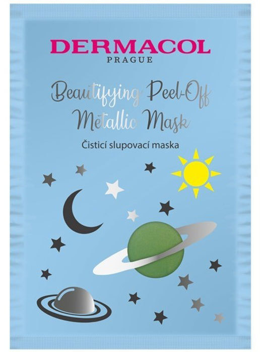 Dermacol Beautifying Peel-off Metallic Mask Cleansing Face Mask 15ml (For All Ages)