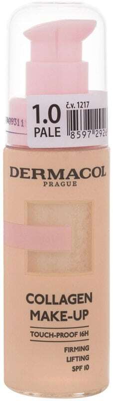 Dermacol Collagen Make-up SPF10 Makeup Pale 1.0 20ml