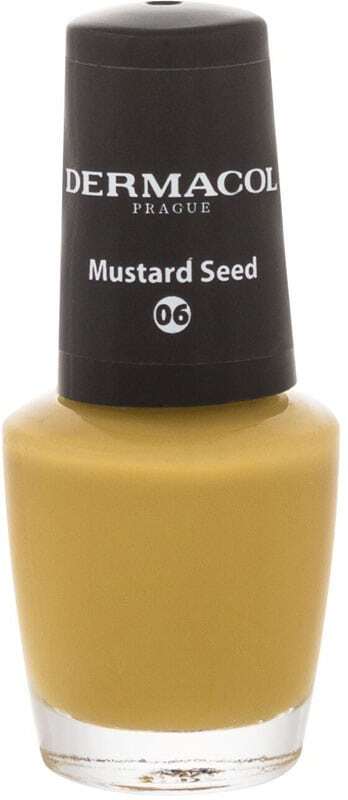 Dermacol Nail Polish Mini Autumn Limited Edition Nail Polish 06 Mustard Seed 5ml