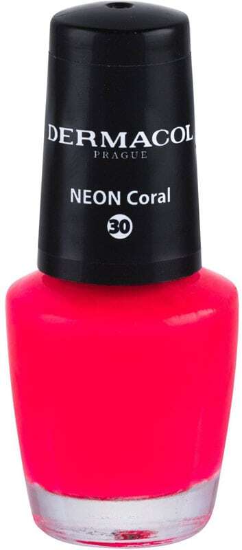 Dermacol Neon Nail Polish 30 Neon Coral 5ml