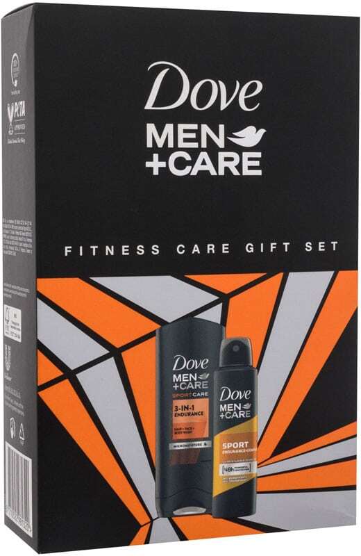 Dove Men + Care Fitness Care Gift Set Shower Gel 250ml Combo: Shower Gel Men+Care Sport Endurance 250 Ml + Antiperspirant Men+Care Sport Endurance+Comfort 150 Ml