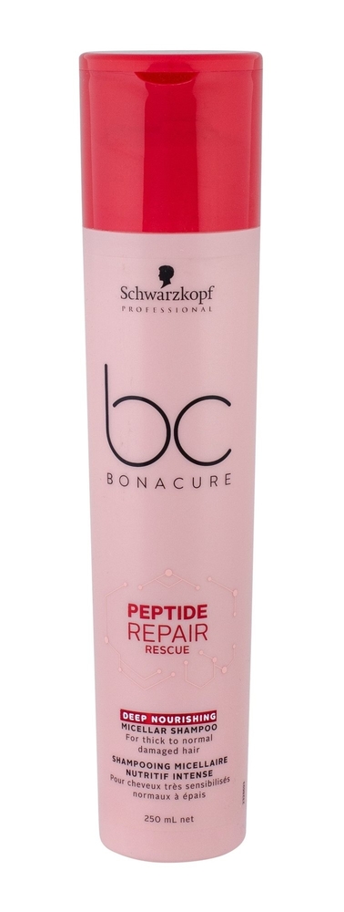 Schwarzkopf Bc Bonacure Peptide Repair Rescue Shampoo 250ml (Damaged Hair)