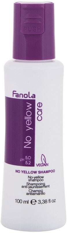 Fanola No Yellow Shampoo 100ml (Blonde Hair - Highlighted Hair - Grey Hair)