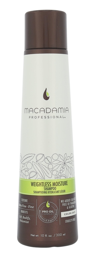 Macadamia Professional Weightless Moisture Shampoo 300ml (Fine Hair)