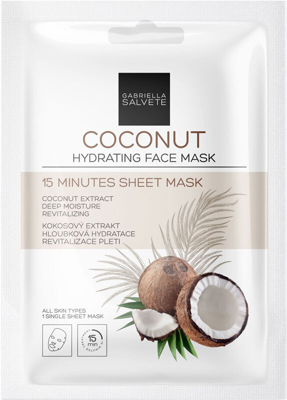 Gabriella Salvete 15 Minutes Sheet Mask Coconut Face Mask 1pc (For All Ages)