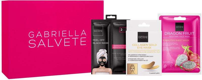 Gabriella Salvete Face Masks Face Mask 1pc Combo: Dragon Fruit Soothing Face Mask 1 Pc + Creamy Black Peel Off Mask 2 X 8 Ml + Collagen Gold Eye Mask 5 Pcs (For All Ages)
