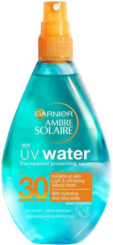 Garnier Ambre Solaire UV Water SPF30 Sun Body Lotion 150ml (Waterproof)