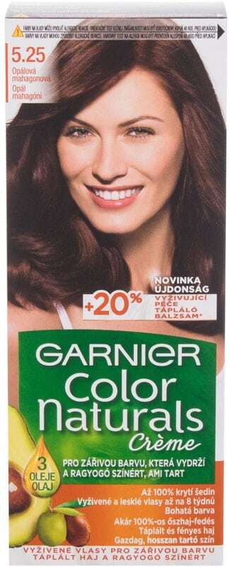 Garnier Color Naturals Créme Hair Color 5,25 Light Opal Mahogany Brown 40ml  (Colored Hair - All Hair Types)
