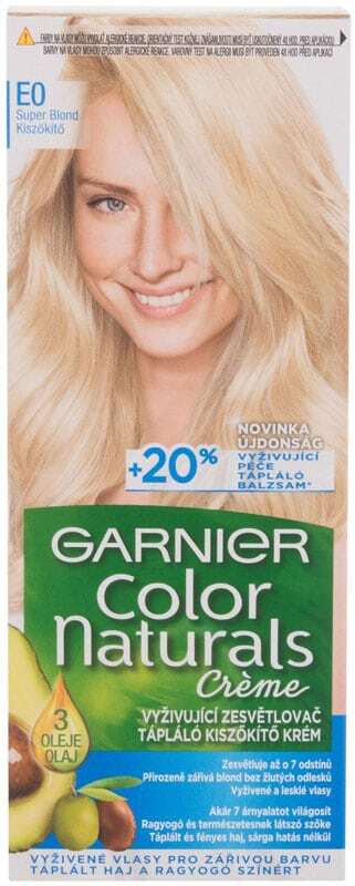 Garnier Color Naturals Créme Hair Color E0 Super Blonde 40ml (Colored Hair - Blonde Hair - All Hair Types)