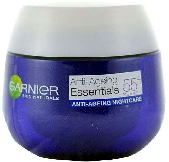 Garnier Essentials Anti-Ageing 55+ Night Skin Cream 50ml (Wrinkles - Mature Skin)
