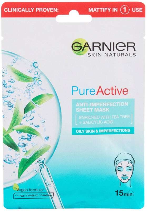 Garnier Pure Active Anti-Imperfection Face Mask 1pc (For All Ages)