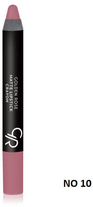 Golden Rose Matte Lipstick Crayon No:10 3,5gr