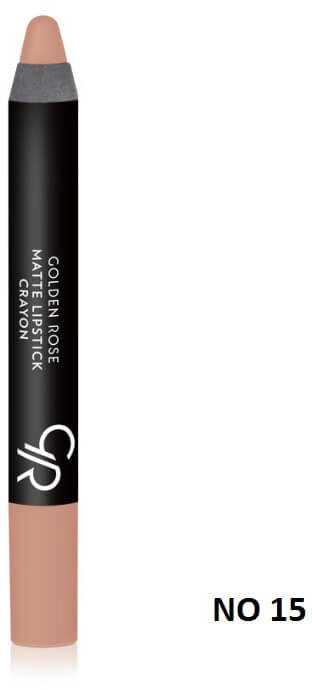 Golden Rose Matte Lipstick Crayon No:15 3,5gr