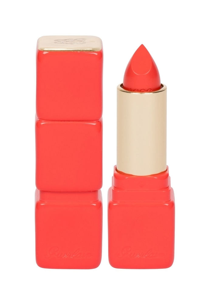 Guerlain Kisskiss Creamy Shaping Lip Colour Lipstick 3,5gr 344 Sexy Coral (Glossy)