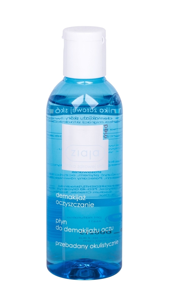 Ziaja Med Cleansing Eye Make-up Remover Eye Makeup Remover 200ml Alcohol Free
