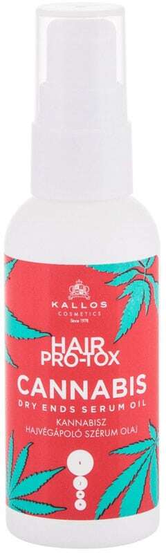 Kallos Cosmetics Hair Pro-Tox Cannabis Dry Ends Serum Oil Hair Serum 50ml (Split Ends - Dry Hair)