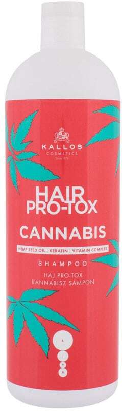 Kallos Cosmetics Hair Pro-Tox Cannabis Shampoo 1000ml (Damaged Hair)