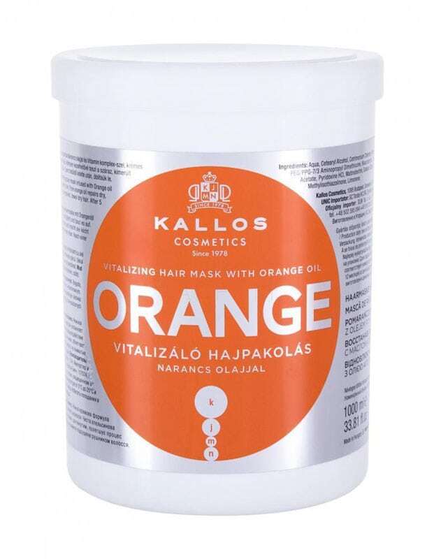Kallos Cosmetics Orange Hair Mask 1000ml (Damaged Hair - Dry Hair)