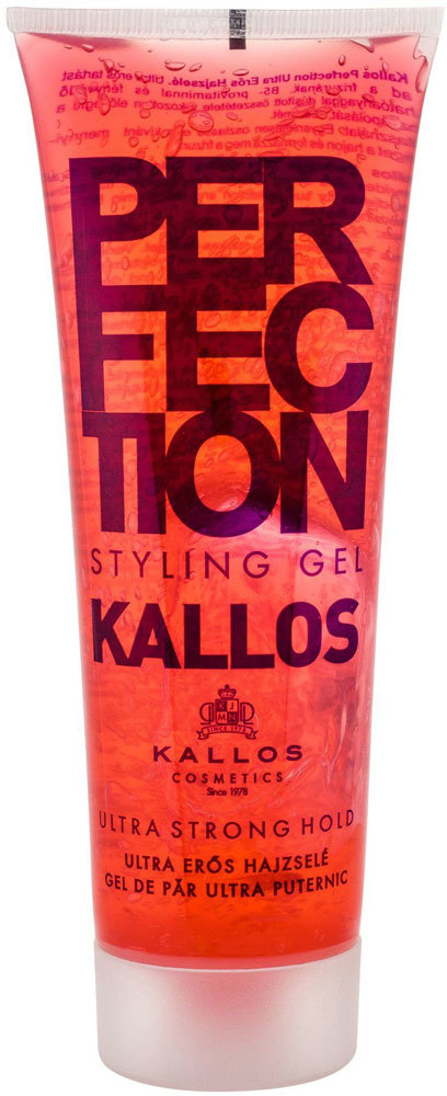 Kallos Cosmetics Perfection Ultra Strong Hair Gel 250ml (Extra Strong Fixation)