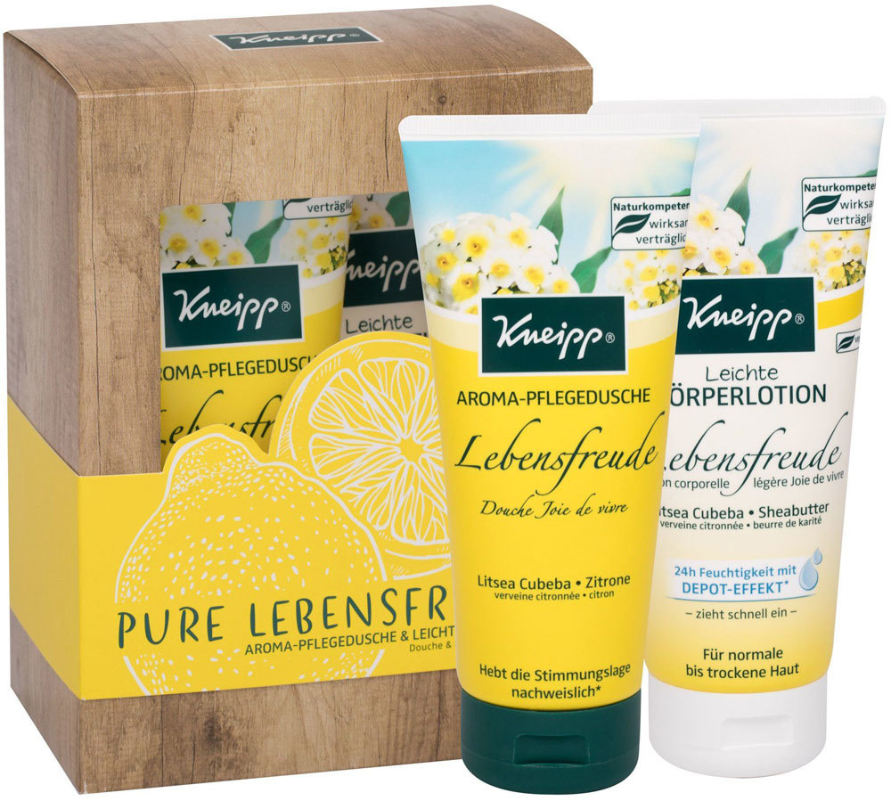 Kneipp Body Wash Enjoy Life May Chang & Lemon Shower Gel 200ml Combo: Shower Gel 200 Ml + Body Lotion 200 Ml