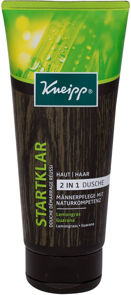 Kneipp Men Ready to Go 2 in 1 Body Wash Lemongrass & Guarana Shower Gel 200ml