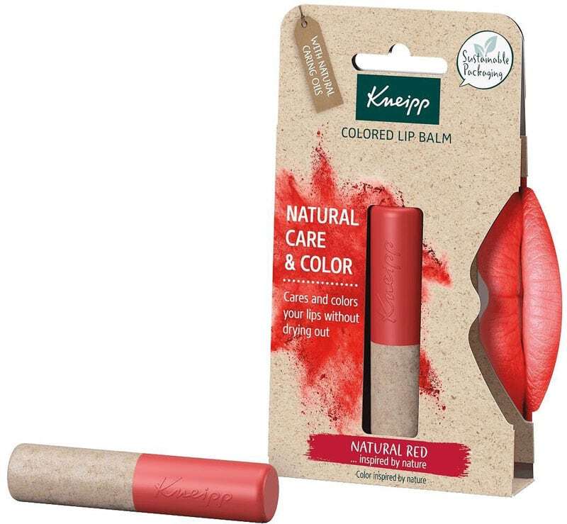 Kneipp Natural Care & Color Lip Balm Natural Red 3,5gr