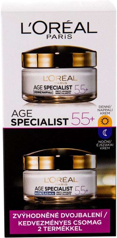 L´oréal Paris Age Specialist 55+ Day Cream 50ml Combo: Daily Facial Care 50 Ml + Night Facial Care 50 Ml (Wrinkles)