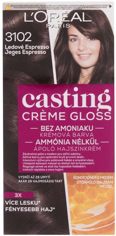 L´oréal Paris Casting Creme Gloss Hair Color 3102 Iced Espresso 48ml (Colored Hair - All Hair Types)