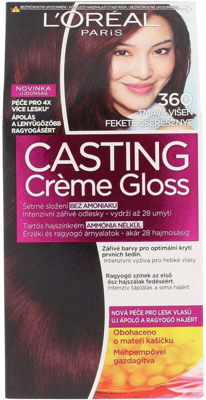 Loréal Paris Casting Creme Gloss Hair Color 360 Black Cherry 48ml (Colored  Hair - All Hair Types)