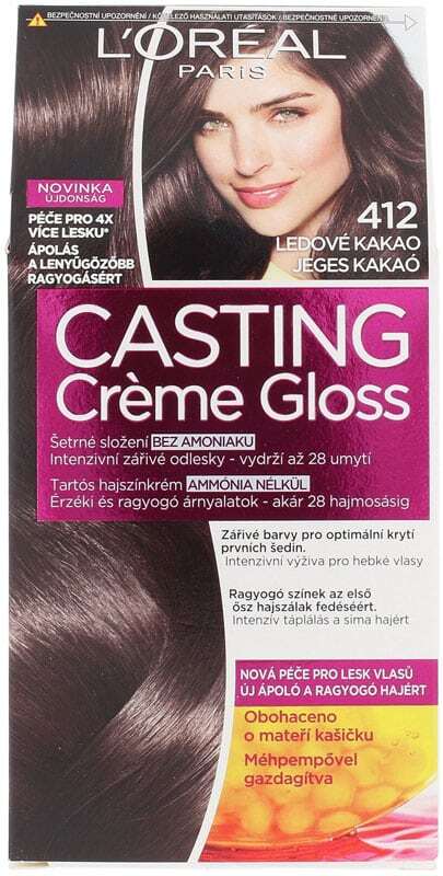 L´oréal Paris Casting Creme Gloss Hair Color 412 Iced Cocoa 1pc